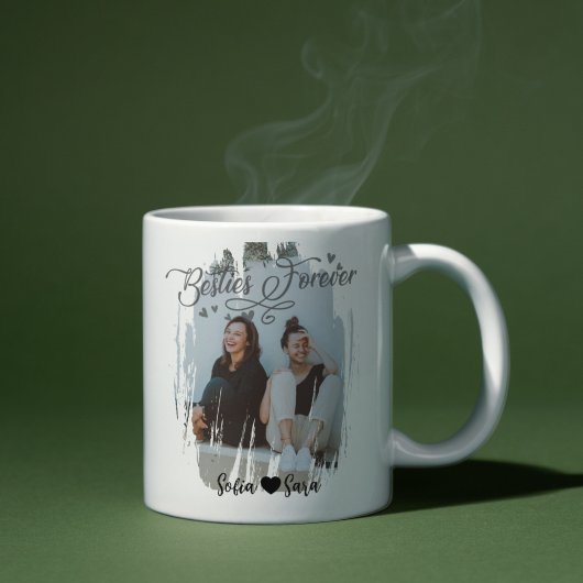Personalized Best Friend Mug with Photo | BFF Gift コーヒーマグカップ