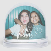 Personalized Best Friends Modern Script Photo (裏面)