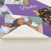 Personalized Best Friends Photo Sherpa Blanket シェルパブランケット (3/4)