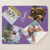 Personalized Best Friends Photo Sherpa Blanket シェルパブランケット (正面(横))