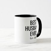 Personalized Best Husband Ever Mug  マグカップ (正面右)