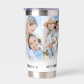 Personalized Best Mama Photo Collage Mother 保温保冷タンブラー (右面)