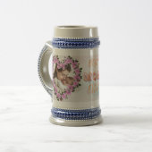 Personalized Best Mom Ever Dual Photo Keepsake Mug ビールジョッキ (正面左)