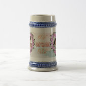 Personalized Best Mom Ever Dual Photo Keepsake Mug ビールジョッキ (中央)
