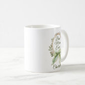 Personalized Best Mom Ever Mug with Name コーヒーマグカップ (正面右)