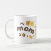 Personalized Best Mom Ever Photo Mug コーヒーマグカップ (左)