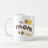 Personalized Best Mom Ever Photo Mug コーヒーマグカップ (左)