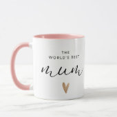 Personalized Best Mom Ever Photo Mug マグカップ (左)