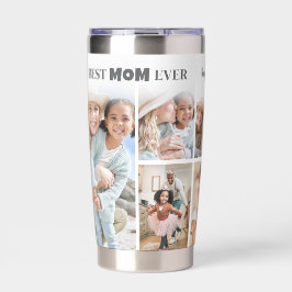 Personalized Best Mom Photo Collage Mother 保温保冷タンブラー