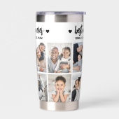 Personalized Best Mom Photo Collage Mother 保温保冷タンブラー (左面)