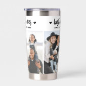 Personalized Best Mom Photo Collage Mother 保温保冷タンブラー (右面)