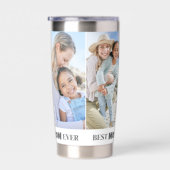 Personalized Best Mom Photo Collage Mother 保温保冷タンブラー (右面)
