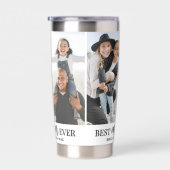 Personalized Best Mom Photo Collage Mother 保温保冷タンブラー (右面)