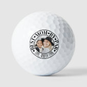 Personalized Best Mom Photo Golf Balls ゴルフボール (正面)