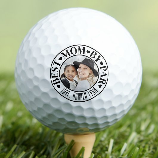 Personalized Best Mom Photo Golf Balls ゴルフボール