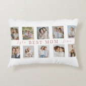 Personalized Best Mom Pillow | Custom Photos アクセントクッション (正面)