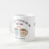 Personalized Best-Tea Couple   コーヒーマグカップ (正面左)