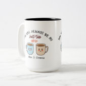 Personalized Best-Tea Couple   ツートーンマグカップ (正面左)