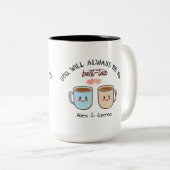 Personalized Best-Tea Couple   ツートーンマグカップ (正面右)