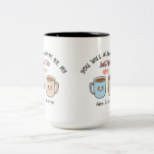 Personalized Best-Tea Couple   ツートーンマグカップ (中央)