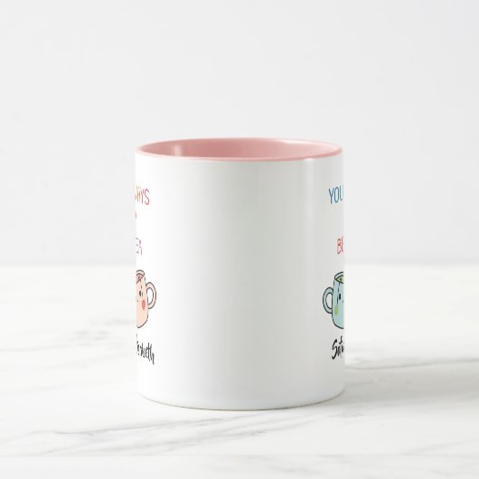 Personalized Best-Tea Mug – Best Friend Gift マグカップ (中央)