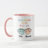 Personalized Best-Tea Mug – Best Friend Gift マグカップ (左)
