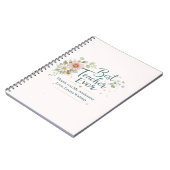Personalized Best Teacher Ever Thank You ノートブック (左側)