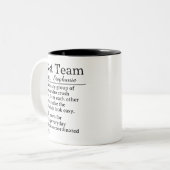 Personalized Best Team Definition ツートーンマグカップ (正面左)