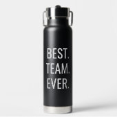 Personalized Best Team Ever Employee Appreciation ウォーターボトル (正面)
