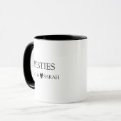 Personalized Besties Coffee Mug Best Friend Gift マグカップ (正面左)