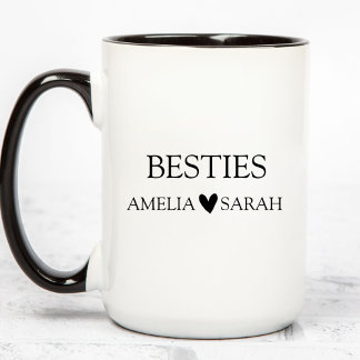 Personalized Besties Coffee Mug Best Friend Gift マグカップ