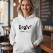 Personalized Besties Hoodie BFF Date Shirt パーカ