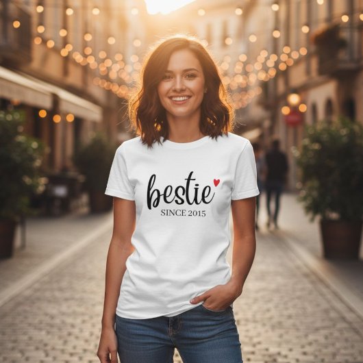 Personalized Besties shirt BFF  Tシャツ
