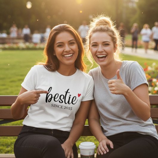 Personalized Besties shirt BFF  Tシャツ