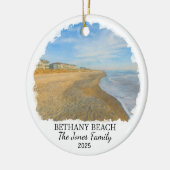 Personalized Bethany Beach Ornament, Delaware セラミックオーナメント (左)
