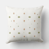 Personalized BG 1 Zochi Blows Tea Throw Pillow クッション (裏面)