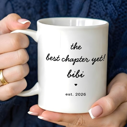 Personalized Bibi Mug Best Chapter Yet コーヒーマグカップ