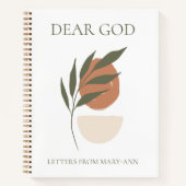 Personalized Bible Study Christian Prayer  ノートブック (正面)