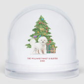 Personalized Bichon Frise Dog Christmas (正面)