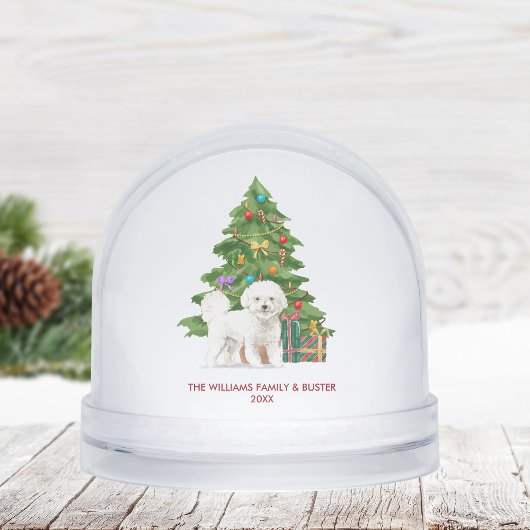 Personalized Bichon Frise Dog Christmas