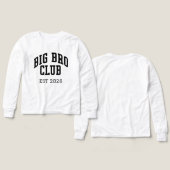 Personalized Big bro design for new big brothers (デザイン 正面＆背面)