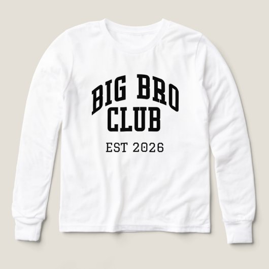 Personalized Big bro design for new big brothers (デザイン正面)