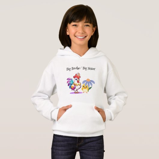 Personalized Big Brother Big Sister Hoodie (正面フル)