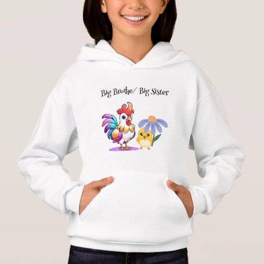 Personalized Big Brother Big Sister Hoodie (正面)