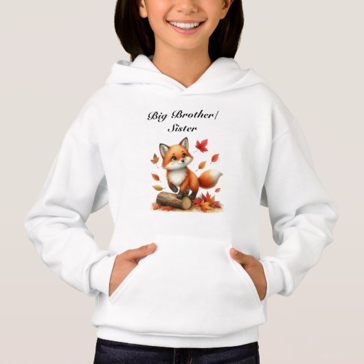 Personalized Big Brother/Sister Hoodie (正面)