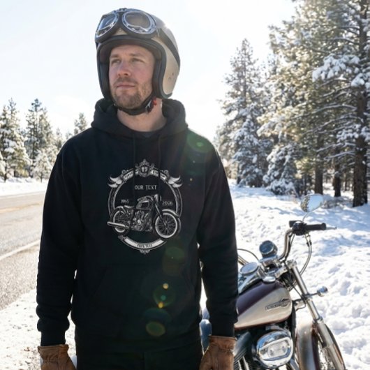 Personalized Biker Christmas Winter Hoodie パーカ