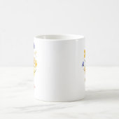 Personalized Birth Flower Narcissus Custom コーヒーマグカップ (中央)