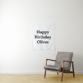 Personalized Birthday Banner Custom Name Flag Wall タペストリー (インサイチュ)