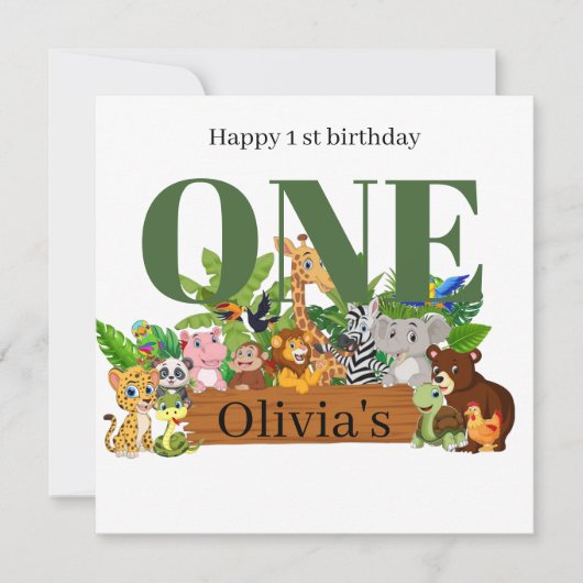 Personalized Birthday Card for Boys – Kids Fun カード (正面)