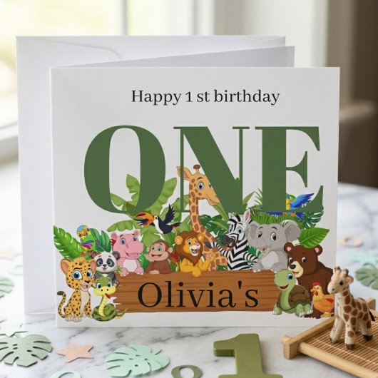 Personalized Birthday Card for Boys – Kids Fun カード